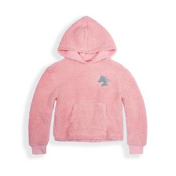 Epic Threads Big Girls Solid Sherpa Hoodie, Size XL by Vanessa Jane