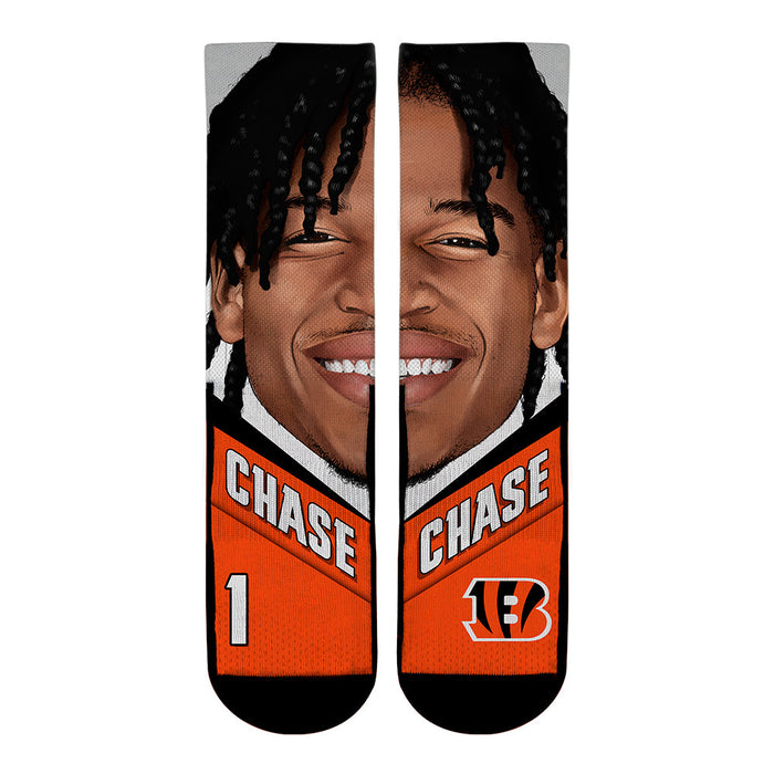Ja'Marr Chase - Cincinnati Bengals - Game Face by Rock 'Em Socks