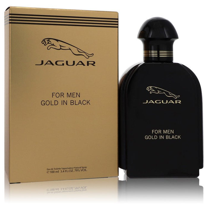 Jaguar Gold In Black by Jaguar Eau De Toilette Spray 3.4 oz for Men by Avera Group