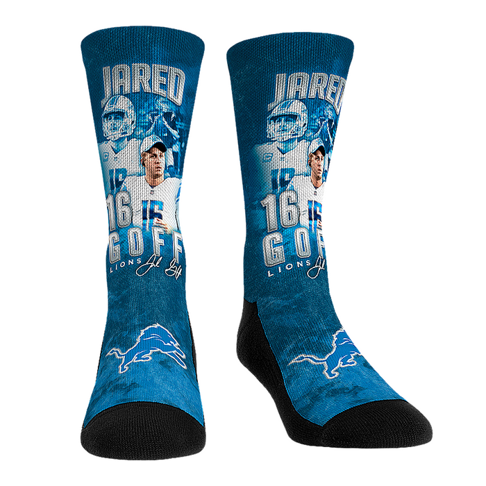 Jared Goff - Detroit Lions - Retro Photo by Rock 'Em Socks