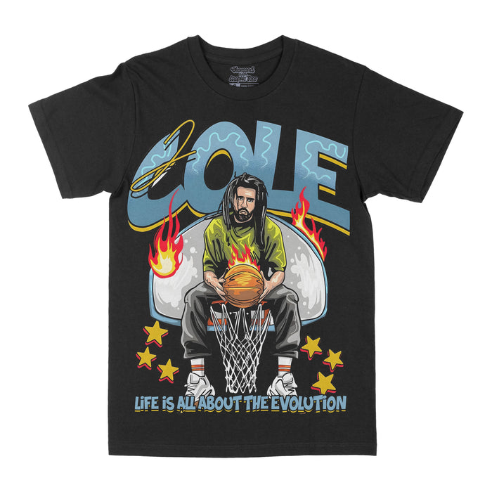 J. Cole "Evolution" Graphic Tee by Obsessed with graphic tees