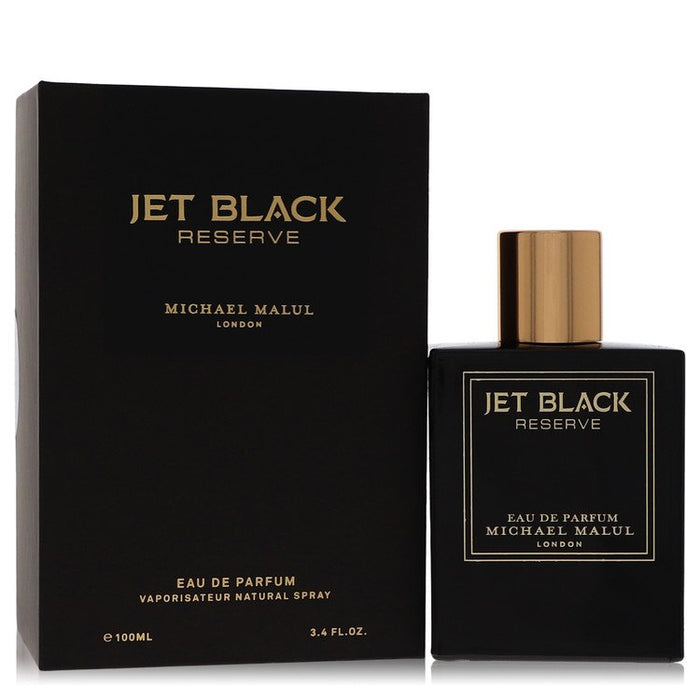Jet Black Reserve by Michael Malul Eau De Parfum Spray 3.4 oz for Men by Avera Group