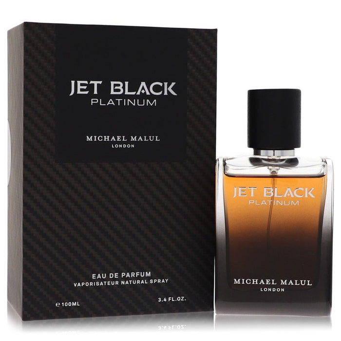 Jet Black Platinum by Michael Malul Eau De Parfum Spray 3.4 oz for Men by Avera Group