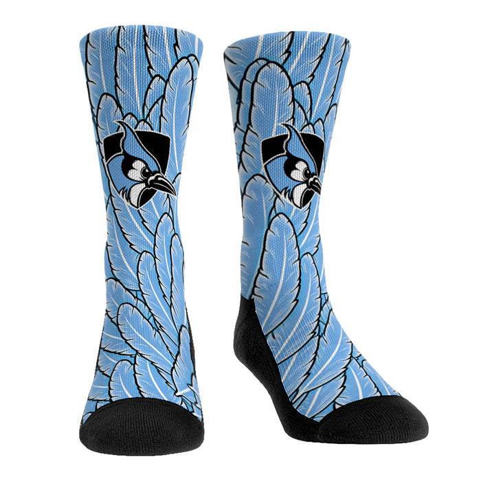 Johns Hopkins Blue Jays - Feathers by Rock 'Em Socks