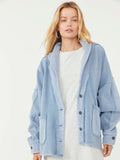 Free People L108101 Womens Larkspur Jordan Jacket, Size Medium by Vanessa Jane