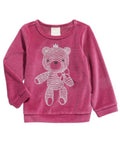 First Impressions Girls Velour Top by Vanessa Jane