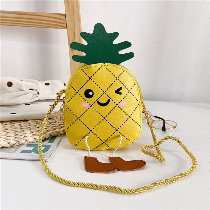 Kids’ Crossbody Bag, Best Gift for Kids | Handbag for Girls | Pineapple by ozznekshoes