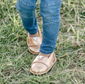 Juliet Kids' Barefoot Shoe Bundle | Gold & Pink Zero-Drop Shoes by ozznekshoes