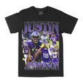 Justin Jefferson "18" Graphic Tee by Obsessed with graphic tees