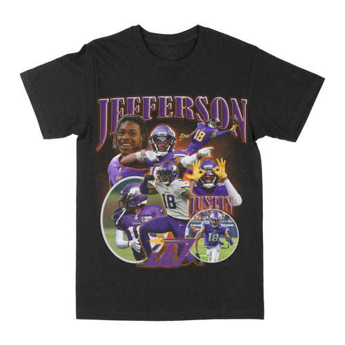Justin Jefferson Graphic Tee by Obsessed with graphic tees