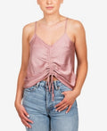 Hippie Rose Juniors Drawstring Camisole, Size Medium by Vanessa Jane