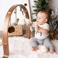 knit stroller toy | theo the monkey by Finn + Emma