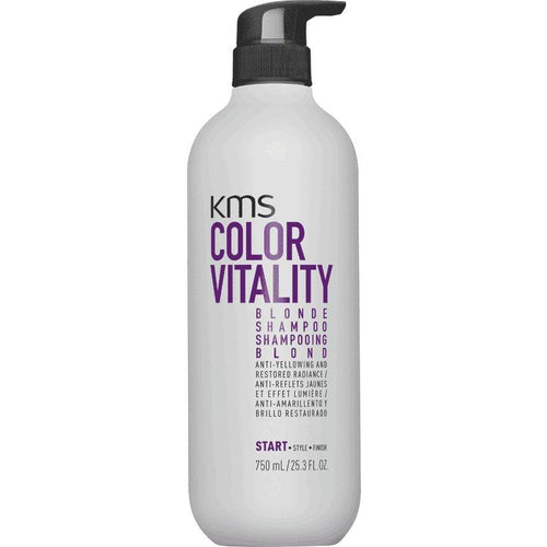 KMS ColorVitality Blonde Shampoo 750ml/25.3oz by The Warehouse Salon