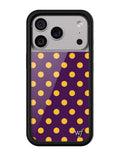 Polka Dot | Purple and Yellow iPhone Case by Wildflower Cases