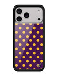 Polka Dot | Purple and Yellow iPhone Case by Wildflower Cases