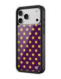Polka Dot | Purple and Yellow iPhone Case by Wildflower Cases