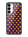 Polka Dot | Purple and Yellow Samsung Galaxy Case by Wildflower Cases