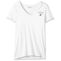Champion NCAA Womens Short Sleeve V-Neck Tee, Kansas Jayhawk,Medium by Vanessa Jane