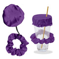 Reusable Anti-Spike Scrunchie Drink Mug Glass Cover Cap Headband with Straw Hole for Covering Drinks Party, Club, Disco by DailySale