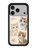 Vintage Kittens iPhone Case by Wildflower Cases
