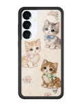 Vintage Kittens Samsung Galaxy Case by Wildflower Cases