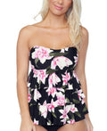 Island Escape Womens Tiered Tankini Top by Vanessa Jane