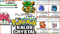 Pokemon Kalos Crystal GBC Video Game Gameboy Color ROM Hack by VintageVideoGameStore