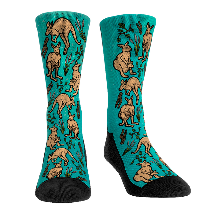 Kangaroos All-Over by Rock 'Em Socks