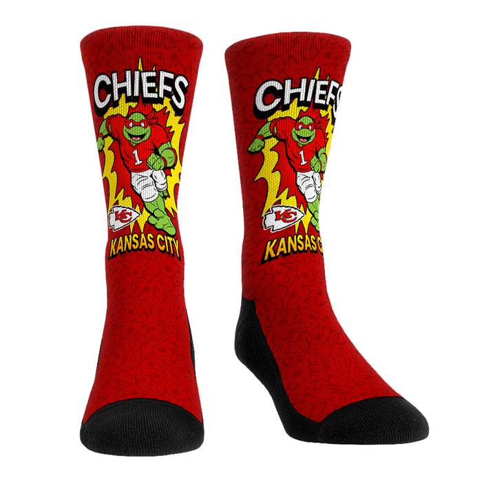 Kansas City Chiefs - Teenage Mutant Ninja Turtles - Game Time Turtle by Rock 'Em Socks