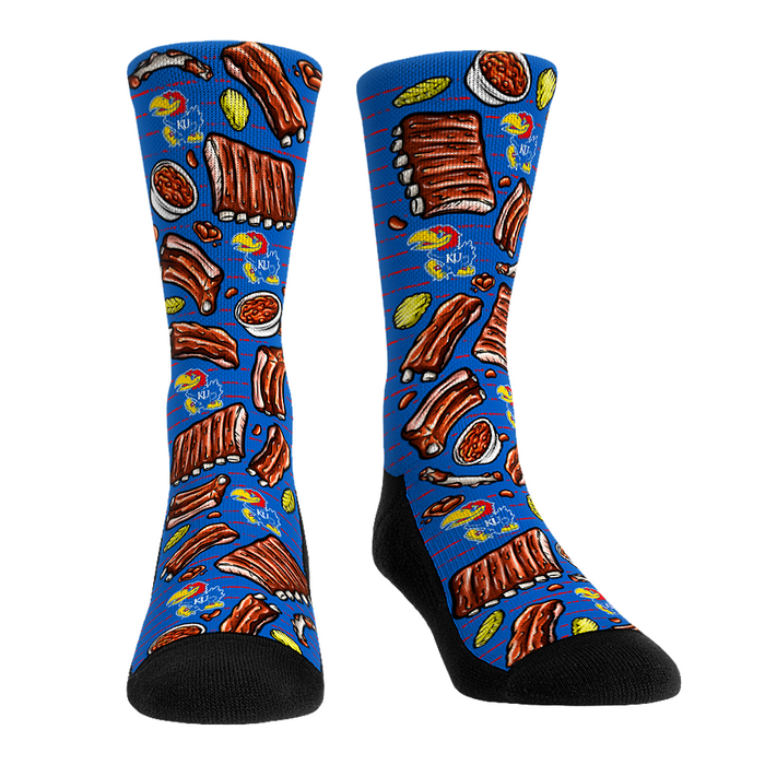 Kansas Jayhawks - BBQ All-Over by Rock 'Em Socks
