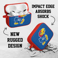 Kansas Jayhawks HDX AirPods Pro 1 & 2 Case Cover by Affinity Bands
