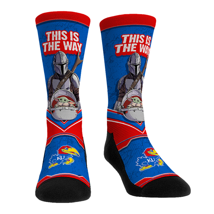 Kansas Jayhawks - Star Wars - This Is The Way by Rock 'Em Socks