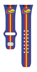 Kansas Jayhawks HD Apple Watch Band by Affinity Bands