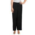 Kasper Black Plus Size Slim Pants, Size 24W by Vanessa Jane