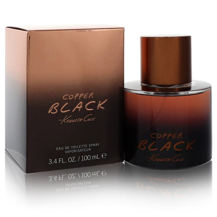 Kenneth Cole Copper Black by Kenneth Cole Eau De Toilette Spray 3.4 oz for Men by Avera Group