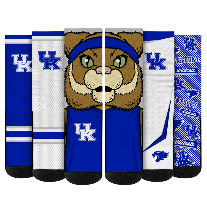 Kentucky Wildcats - Super Fan Bundle 5-Pack by Rock 'Em Socks