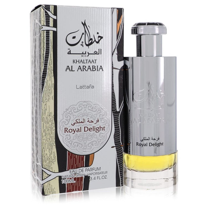 Khaltat Al Arabia Delight by Lattafa Eau De Parfum Spray (Unisex) 3.4 oz for Women by Avera Group
