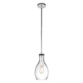 Kichler Lighting Everly 7 Inch Mini Pendant Everly - 42456CHCLR - Modern Contemp by Vanessa Jane