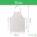 Little Chef's Canvas: Sublimation Blank Kid's Apron by INNOSUB USA