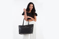 Mid Zip Tote by Kiko Leather