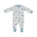 Chickpea Baby Boys French Terry Printed Coverall by Vanessa Jane