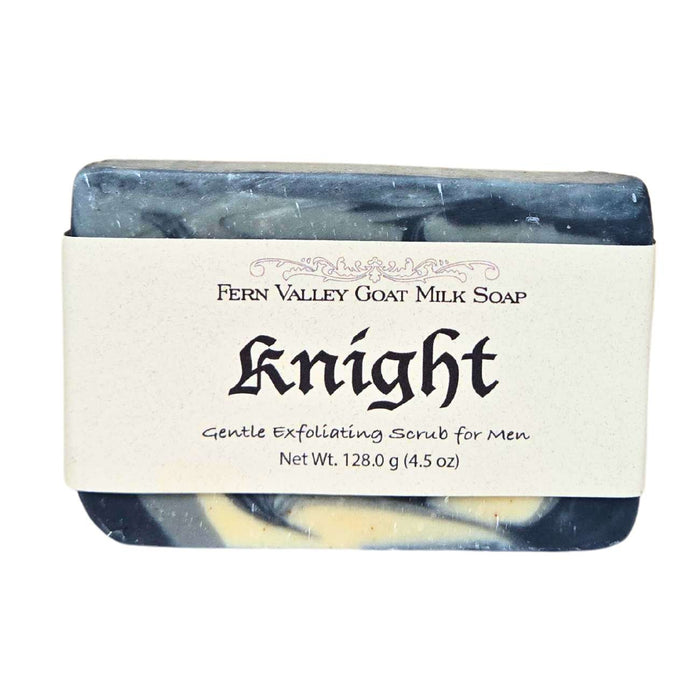 Natural Goat Milk Soap | Exfoliating Soap | Knight - Soap for Men by Fern Valley Soap