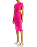 Fore Cutout T-Shirt Dress, Size Small by Vanessa Jane