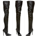 Krash Thigh High Pump by The House of Stylez