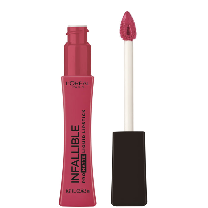 L'Oreal Paris Infallible Pro Matte Liquid Lipstick, Raspberry Rose 0.21 oz by Price Is Right Miami