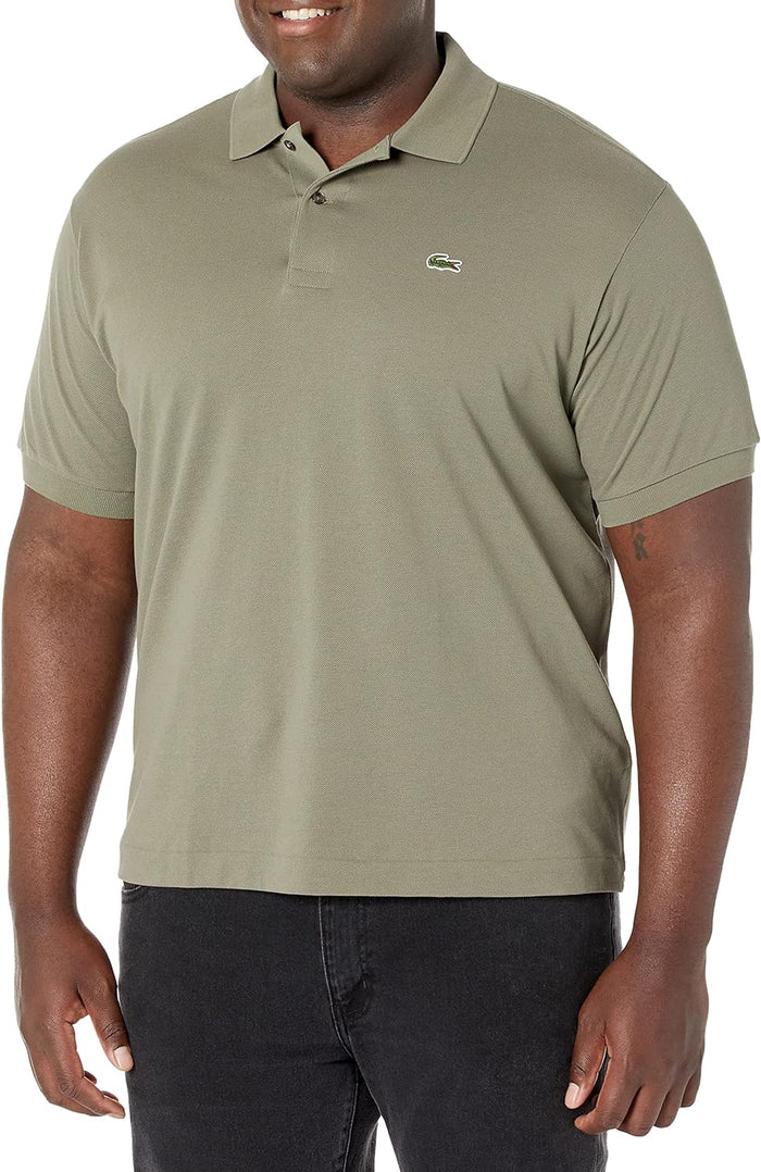 Lacoste Mens Short Sleeve Pima Jersey Interlock Regular Fit Polo by I-Max Fashions