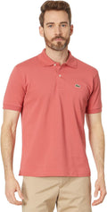 Lacoste Mens Short Sleeve Pima Jersey Interlock Regular Fit Polo by I-Max Fashions