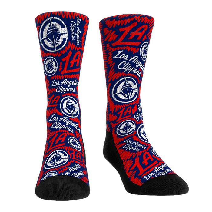 Los Angeles Clippers - Logo Sketch by Rock 'Em Socks