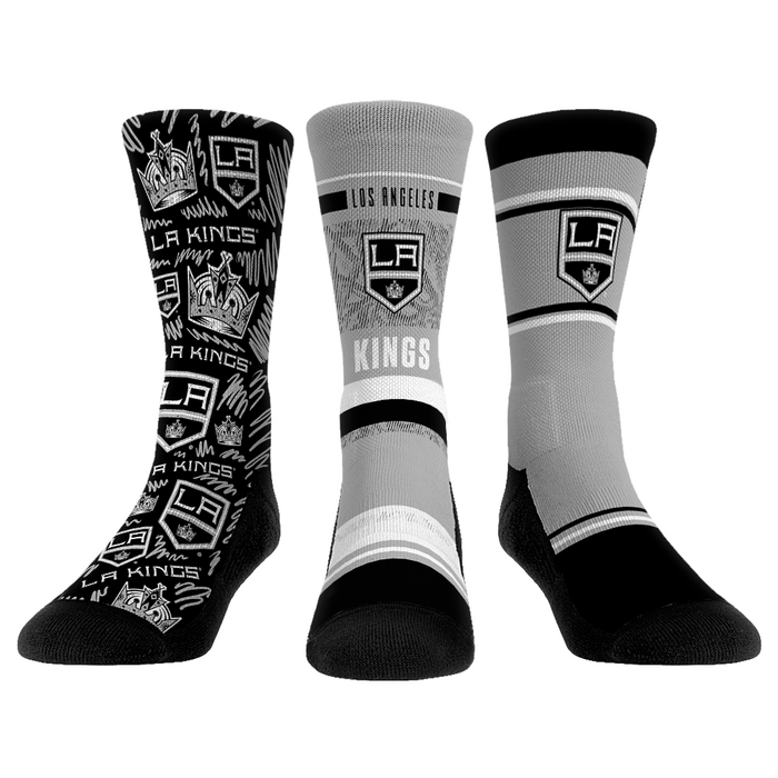 Los Angeles Kings - 3-Pack by Rock 'Em Socks