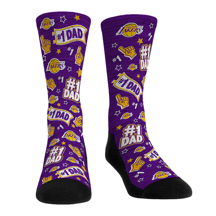 Los Angeles Lakers - #1 Dad by Rock 'Em Socks